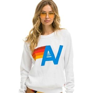 Aviator nation sweatsuit.  White size small